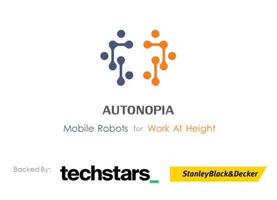Autonopia is now backed by Techstars and Stanley Black & Decker